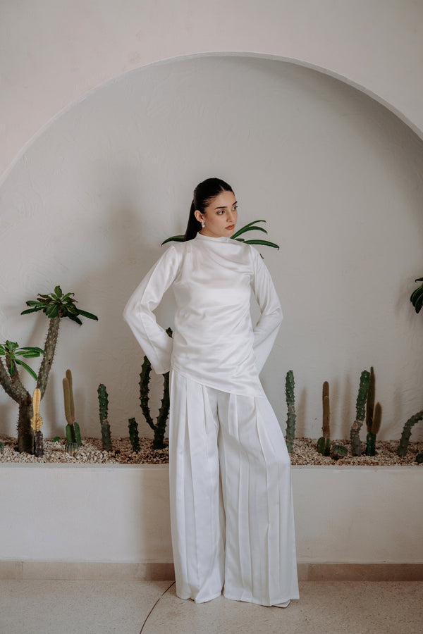 The Ivory Cotton Silk Set