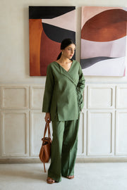 The Olive Linen Set