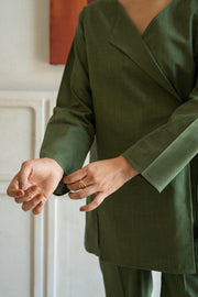 The Olive Linen Set