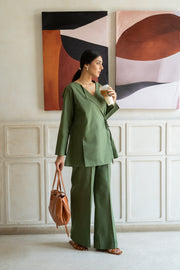 The Olive Linen Set