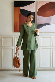 The Olive Linen Set