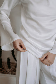 The Ivory Cotton Silk Set